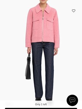 Rails Pink Teddy Zip-Front Jacket
